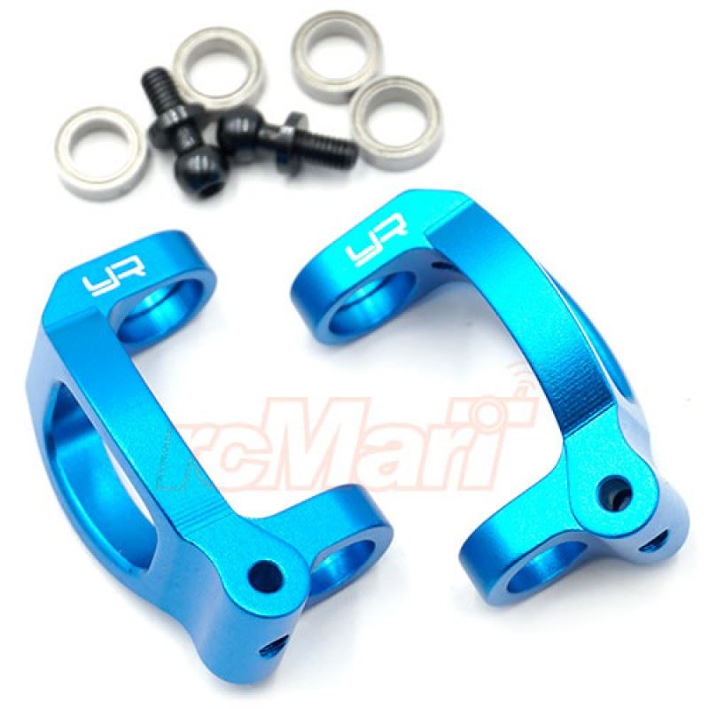 Yeah Racing Aluminum C-Hub Set For Tamiya M07 Blue