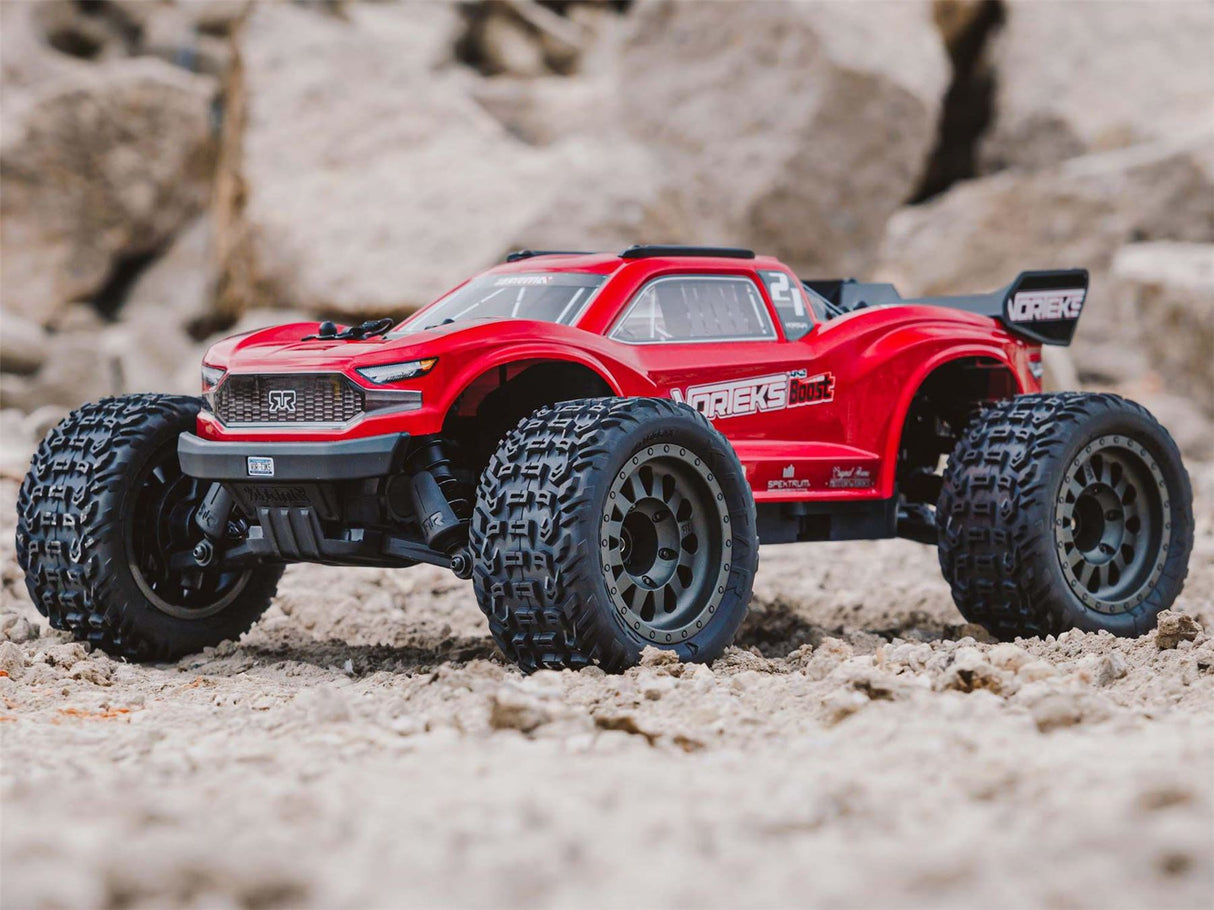 Arrma Vorteks Boost 4X2 550 Mega 1/10 2WD ST Red w/Batt Chg