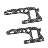 Yeah Racing Graphite Front Chassis Brace Plate Set For Kyosho Optima Pro