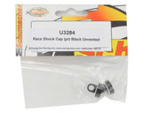 Schumacher Race Shock Top Cap (pr) - Black Unvented