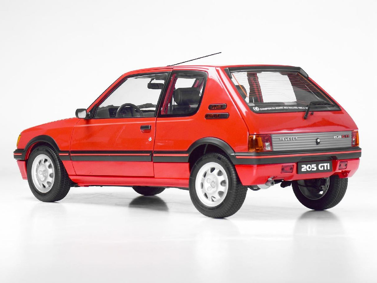 Ixo (Parent) Red Peugeot 205 1.9 Gti 1/8 Scale Full Metal Kit