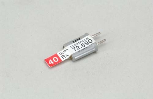 Futaba Ch 59 (40)(72.590)FM Rx Xtl DC