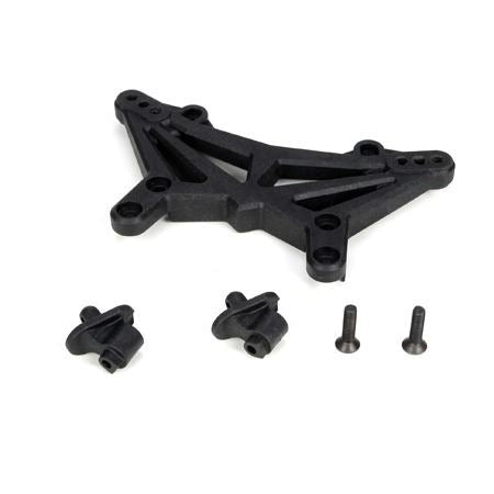 TLR Shock Tower & Body Mounts, Front: 22T