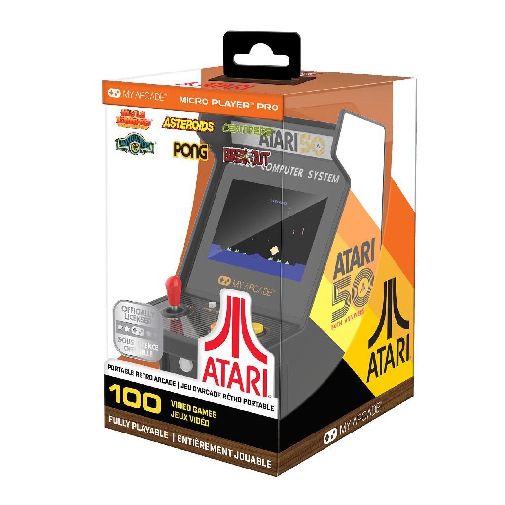 My Arcade (P) Atari Micro Player Pro 6.7In Portable Retro Arcade (100 Games in 1)