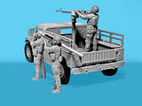 Icm 'Drone Hunters’ Humvee M1097A2 Cargo Carrier, Dshkm & Crew Figures)