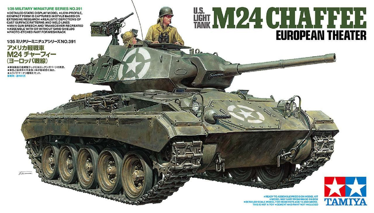 Tamiya 1/35 U.S. Light Tank M24 Chaffee European Theatre