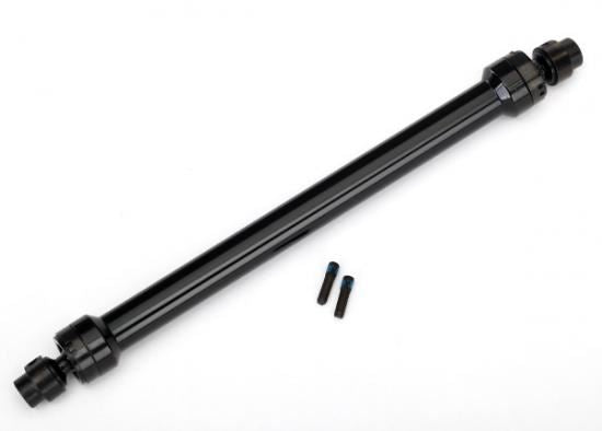 TRAXXAS Driveshaft, center rear, 6061-T6 aluminum, black-anodized (a