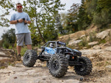 Axial 1/18 Utb18 Capra 4Ws 4Wd Trail Buggy Rtr With Bat/Chg Blue