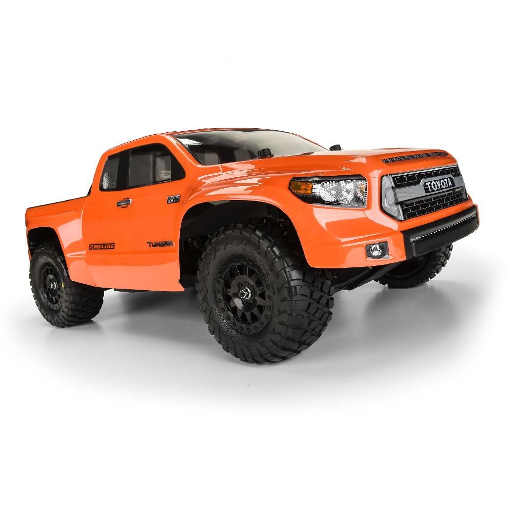 Proline 1/10 Toyota Tundra Trd Pro True Scale Clear Body: Short Cour