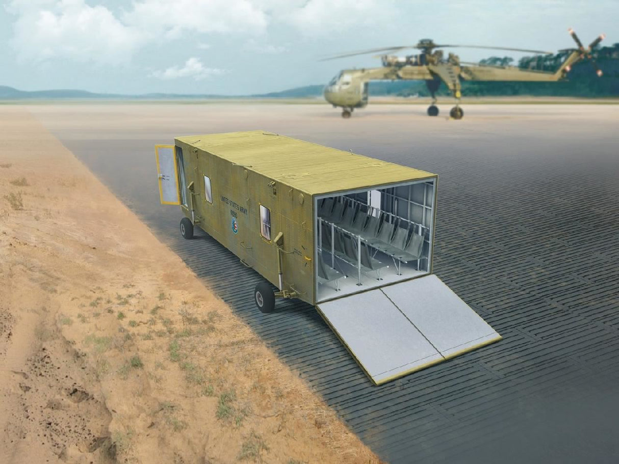 Icm Universal Military Pod With M8A1 U.S. Landing Mat