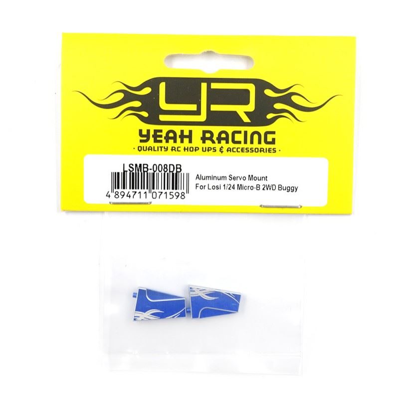 Yeah Racing Aluminum Servo Mount For Losi 1/24 Micro-B 2Wd Buggy / 1/28 Micro-T Truck