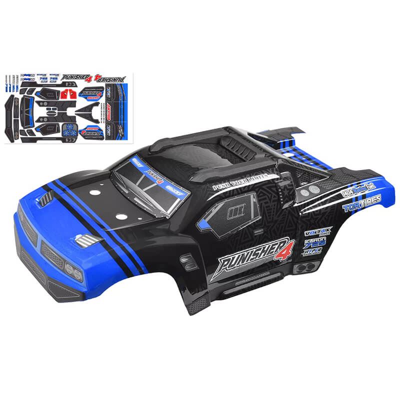 Corally Polycarbonate Body Punisher 4 Painted Cut Decals Colour