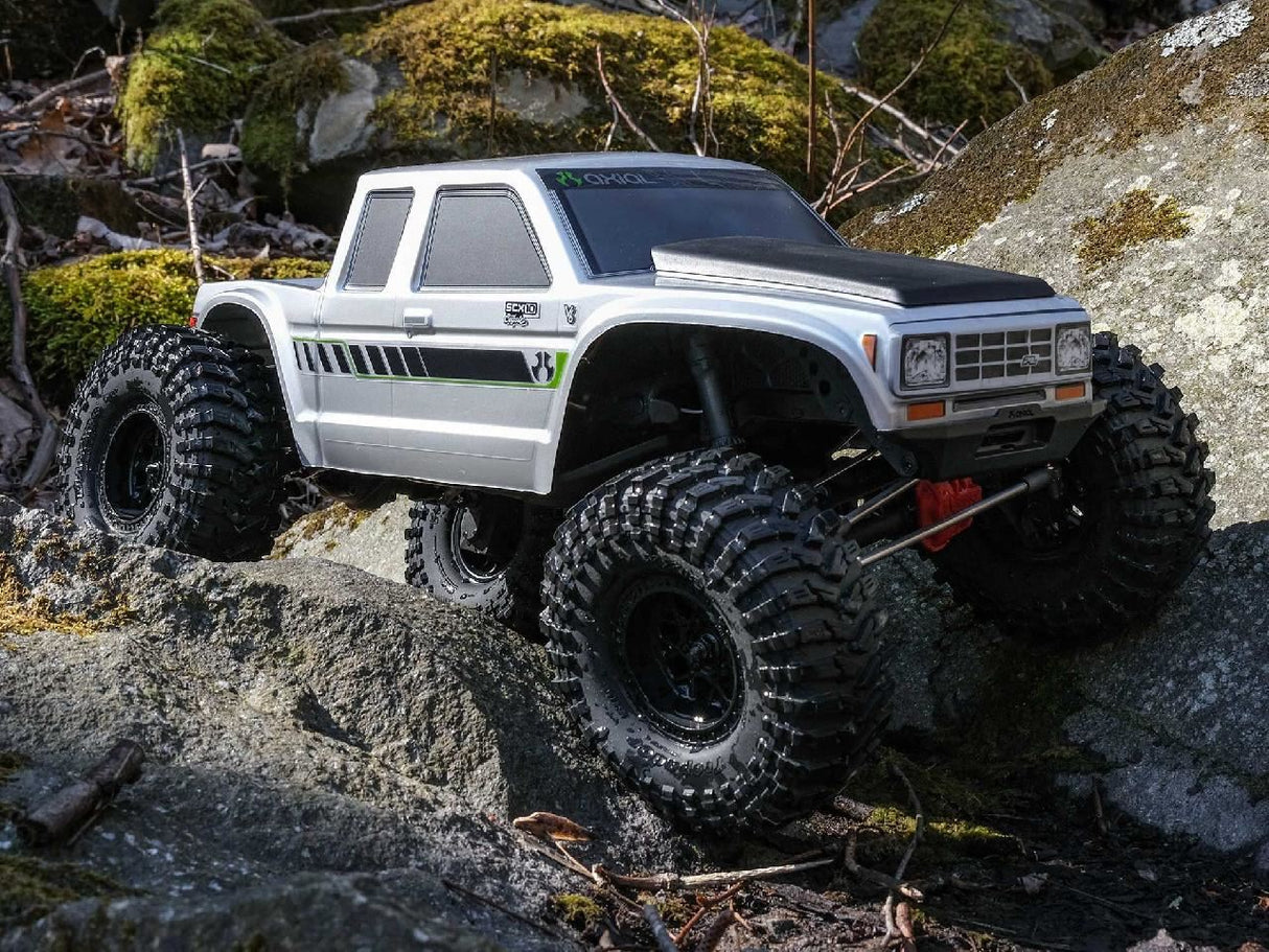 Axial 1/10 Scx10 Iii Coyote 4X4 Rtr Brushed Rock Crawler, Silver