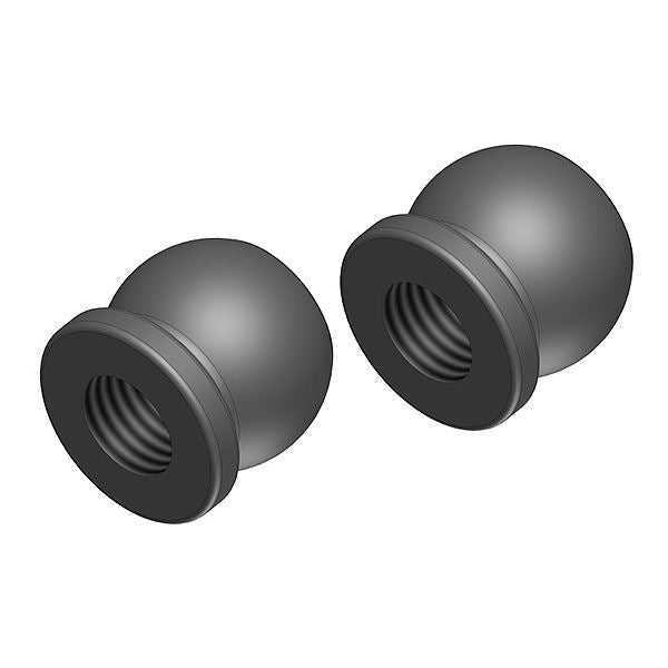 Corally Threaded Ball 6mm Steel 2 Pcs