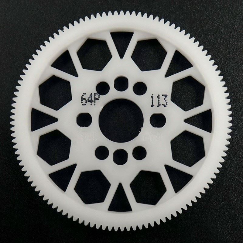 Yeah Racing Competition Delrin Spur Gear 64P 113T For 1/10 On Road Touring Drift
