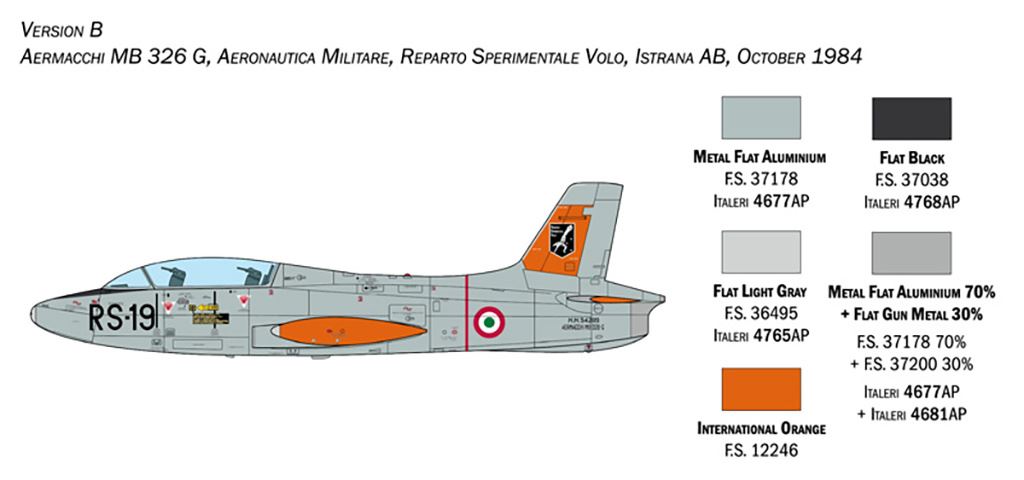 Italeri Aermacchi MB 326