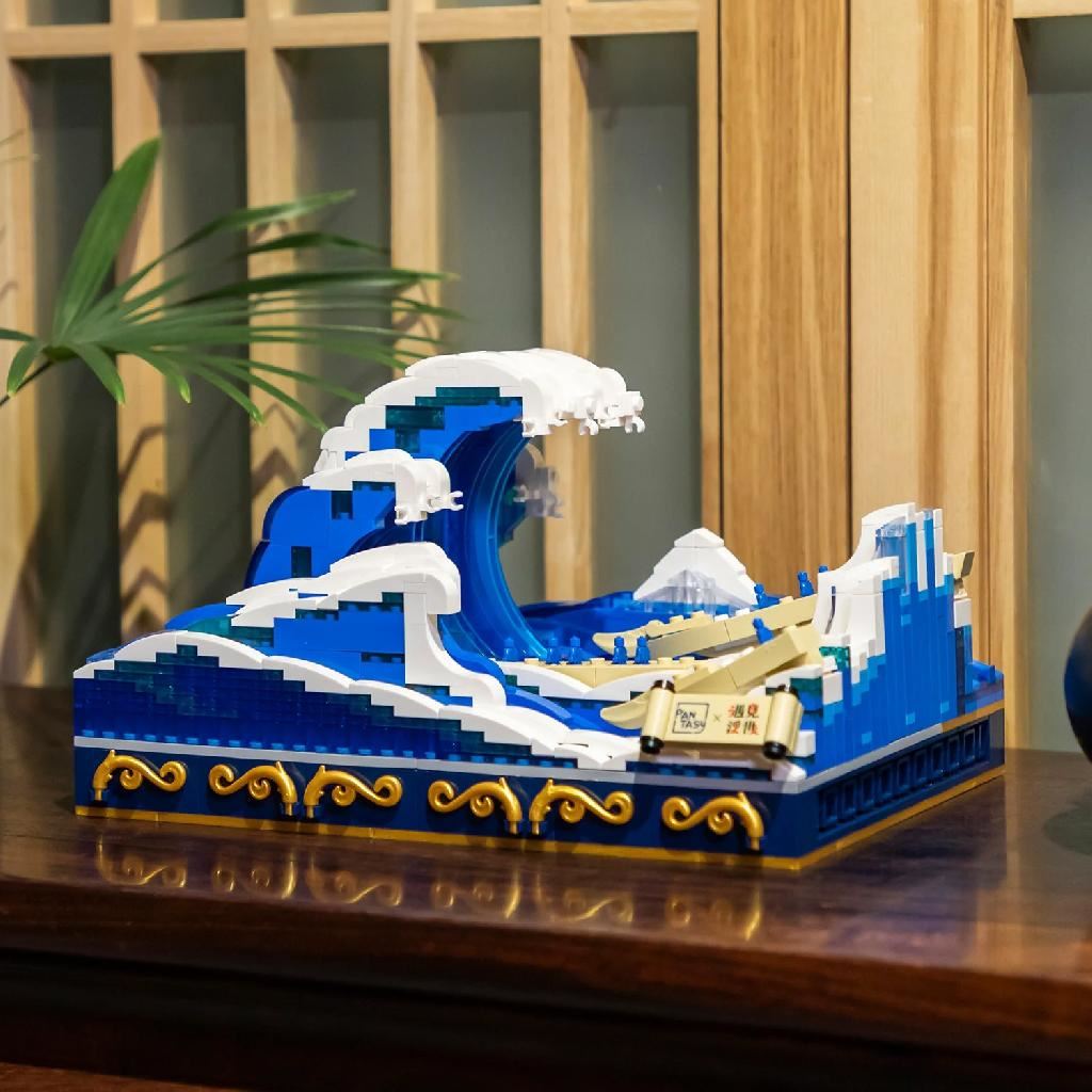 Pantasy Kanagawa Surfing Ocean Wave - 1497 Pcs