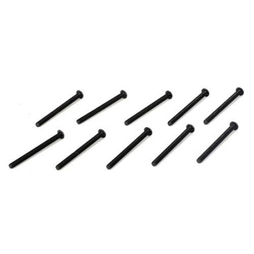 TLR Button Head Screws, M3 x 35mm (10)