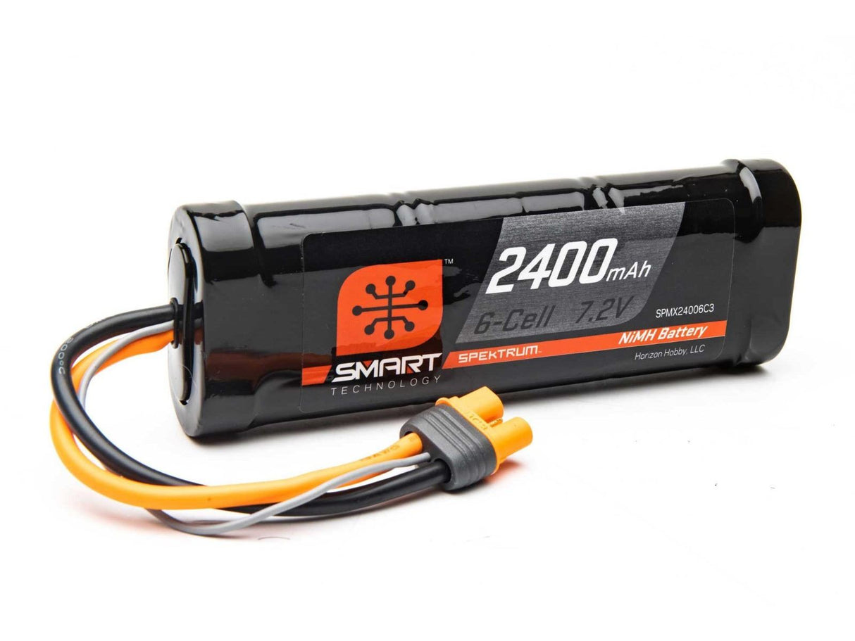 Spektrum 2400mAh 6-Cell 7.2V Smart NiMH Battery IC3