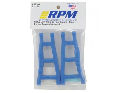 RPM Front Or Rear A-Arms For Traxxas Slash 4X4 - Blue 1Pr