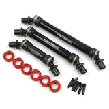 Yeah Racing HD Steel Front & Rear Center Shaft Set Black For Traxxas TRX-6