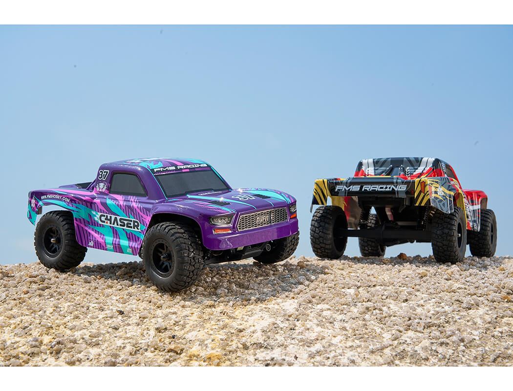Fms Fsc24 1/24Th Chaser Truck Rtr - Red