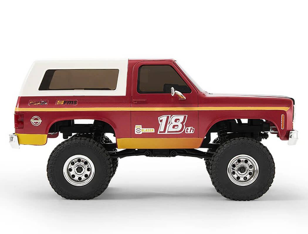 Fms 1 24Th Fcx24 Chevrolet K5 Blazer Pro Rtr - Red