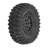 Proline 1/24 Hyrax Front/Rear 1.0In Tires Mounted 7mm Black Impulse (