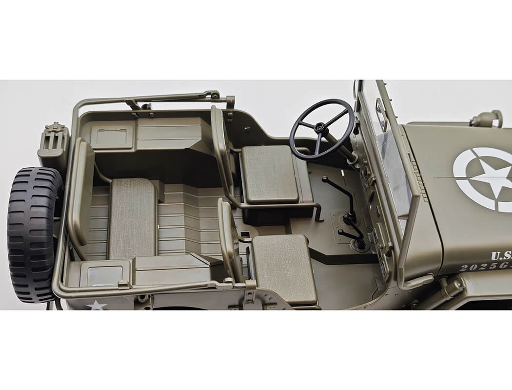 E-Zee Rc 1/10 4Wd Rc Willys Jeep With Led Lights