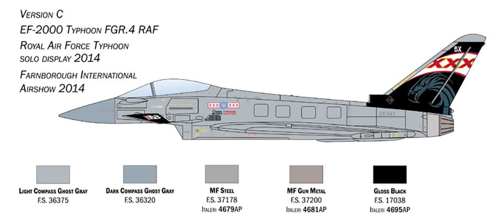 Italeri RAF Eurofighter Typhoon EF-2000