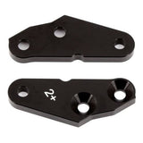 ASSOCIATED RC8B3.1 FT STEERING BLOCK ARMS +2 DEGREE ALUMINIUM