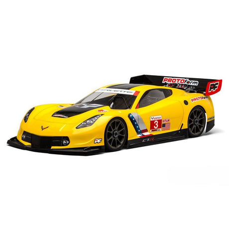 PRM 1/8 Chevrolet Corvette C7.R Clear Body: 1:8 GT (Long Wheelba