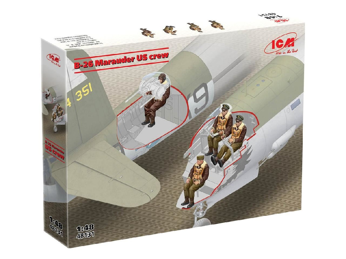 Icm B-26 Marauder U.S. Crew (4 Figures)