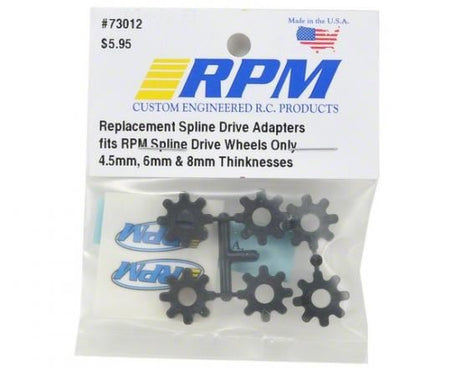 RPM REPLACEMENT SPLINE DRIVE ADAPTERS (SET OF 6)