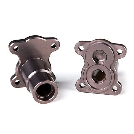GMADE ALUM STRAIGHT AXLE (2) ADAPTOR TITANIUM GRAY R1 AXLE