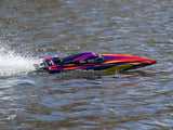Proboat Sonicwake 24In Self-Righting Brushless Deep-V Rtr, Red
