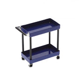 Yeah Racing 1/10 RC Accessory 2-Tiered Rolling Metal Handy Cart Blue