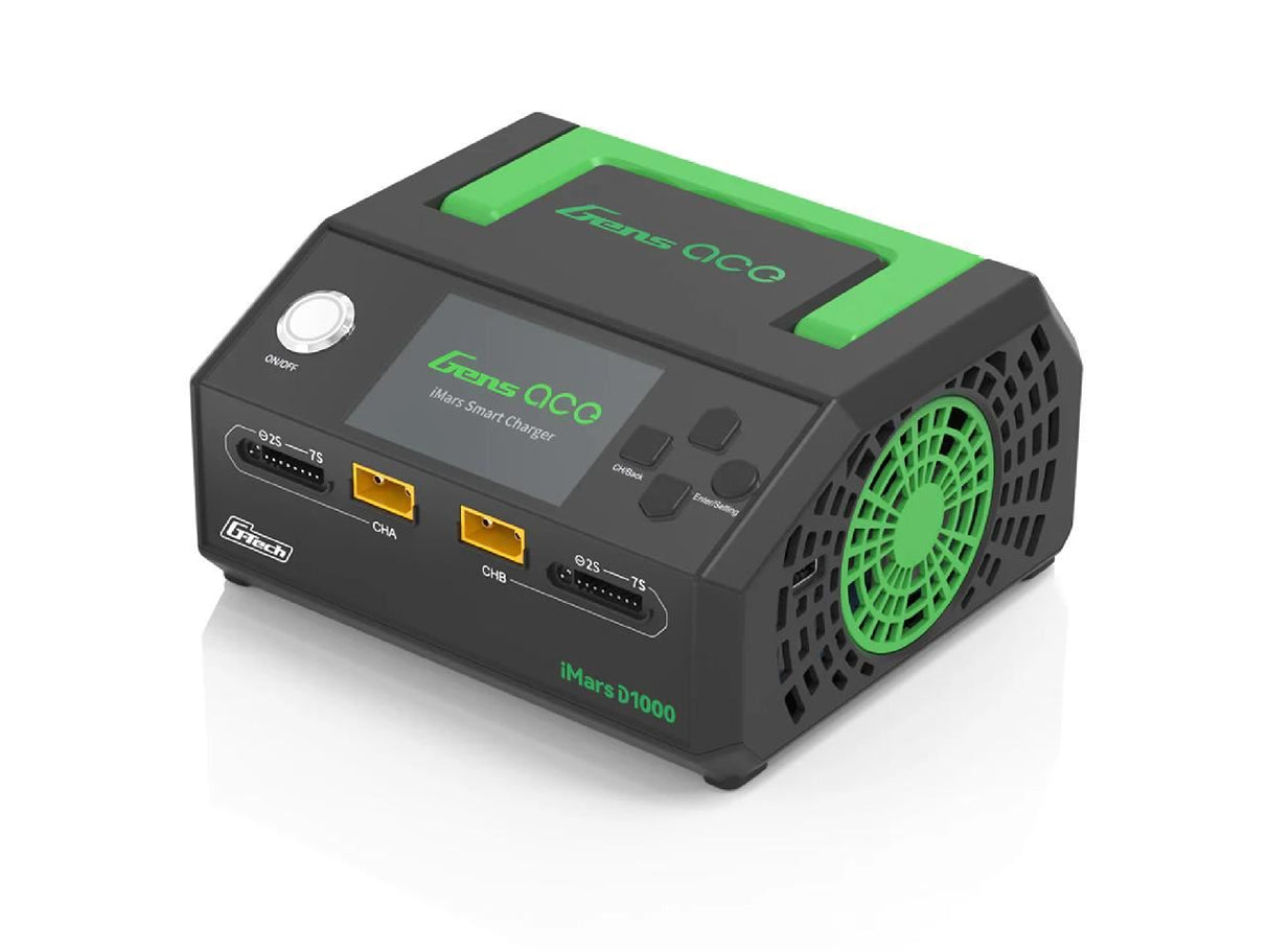 Gens Ace Imars D1000 G-Tech Dual Smart Charger Ac 1000W