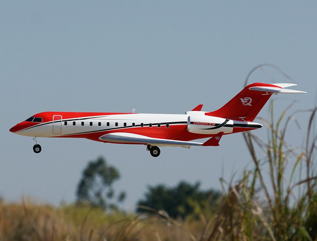 Xfly Twin 40Mm J-65 Edf Business Jet Pnp - Red