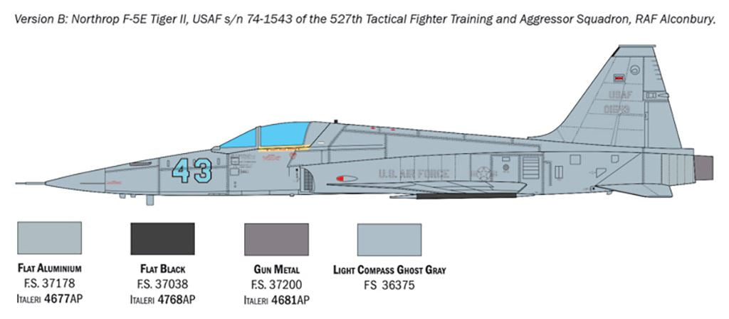 Italeri Northrop F-5E Tiger II