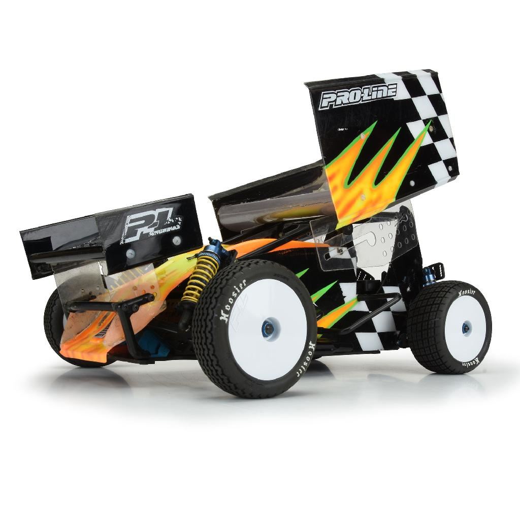 Proline 1/10 Hoosier Angle Block M4 Rear 2.2In Dirt Oval Tires (2)