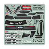 PRM 1/10 Chevrolet Corvette ZR1 LW Clear Body: 190mm Touring Car