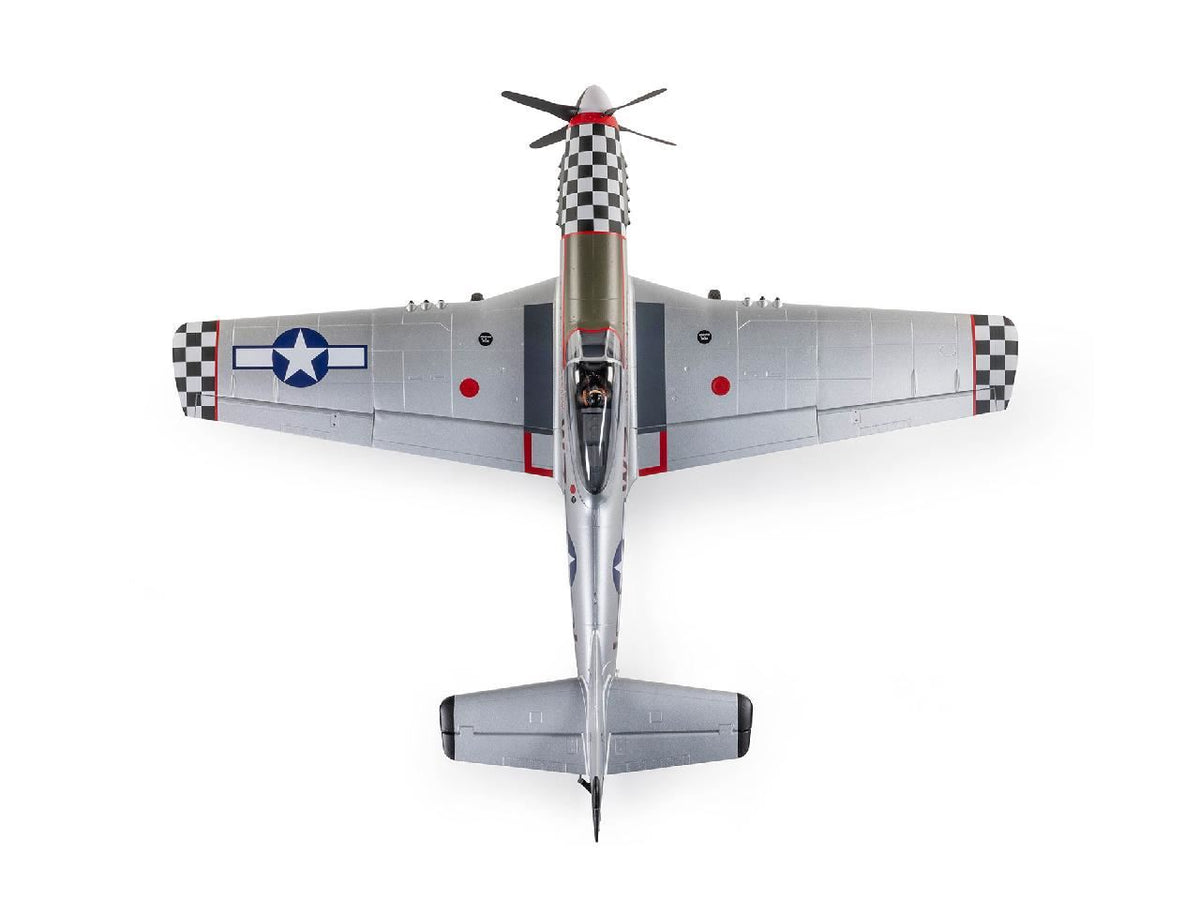 E Flite P-51D Mustang Inbig Beautiful Dollin 1.5M Bnf Basic With As3X+