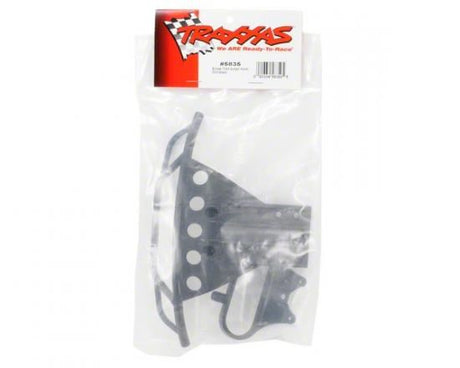 TRAXXAS Bumper, front/ bumper mount, front (black)