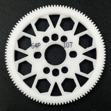 Yeah Racing Competition Delrin Spur Gear 64P 107T For 1/10 On Road Touring Drift