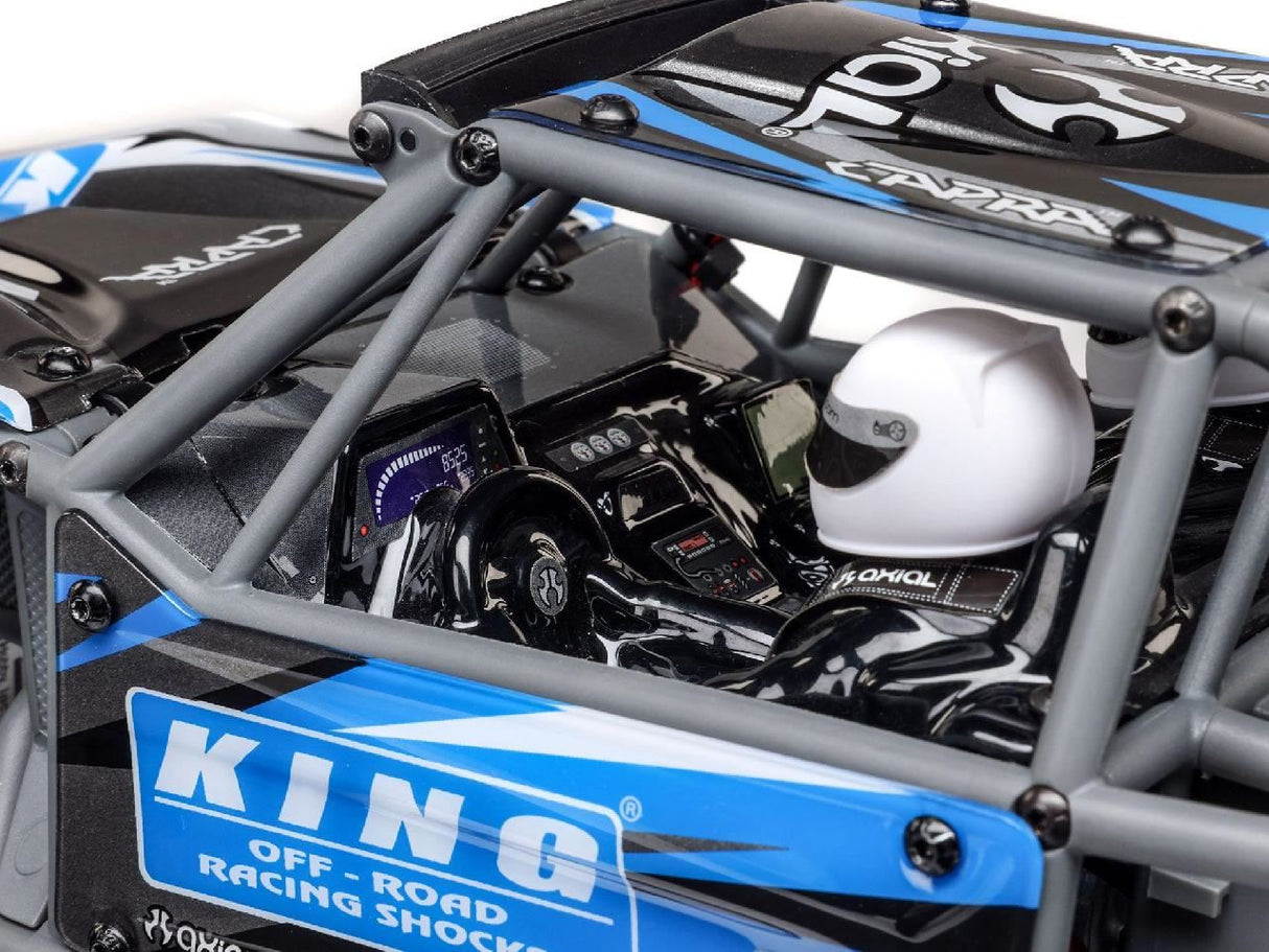 Axial 1/18 Utb18 Capra 4Ws 4Wd Trail Buggy Rtr With Bat/Chg Blue
