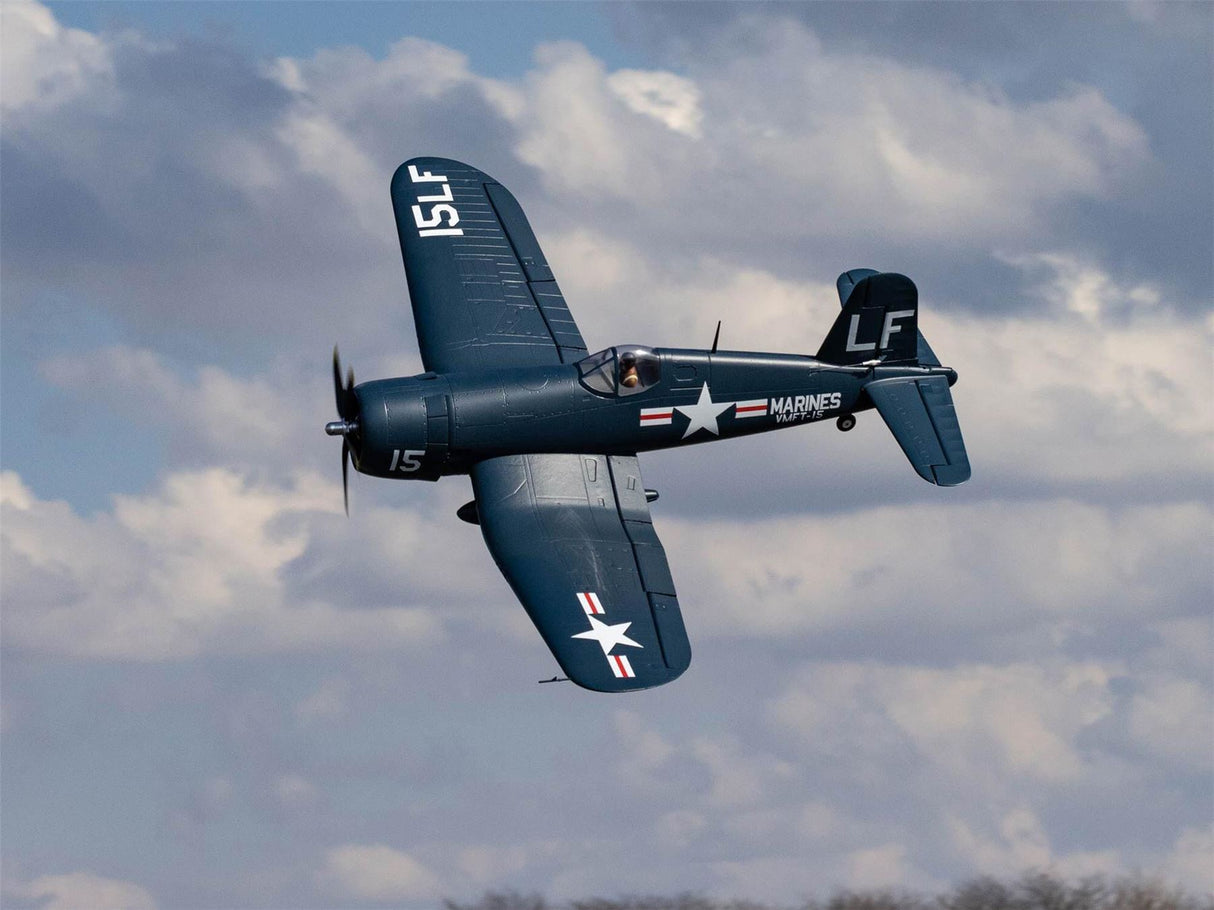 E Flite F4U-4 Corsair 1.2m BNF Basic with AS3X and SAFE Select