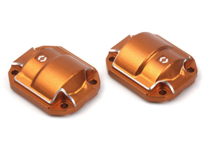Aluminum Diff Cover (Orange/2Pcs)