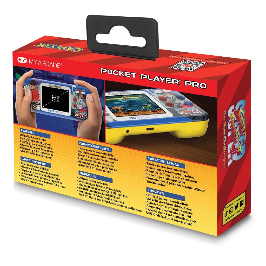 My Arcade (Parent) Super Street Fighter Ii Pocket Player Pro Portable Gaming System (2 Games in 1)