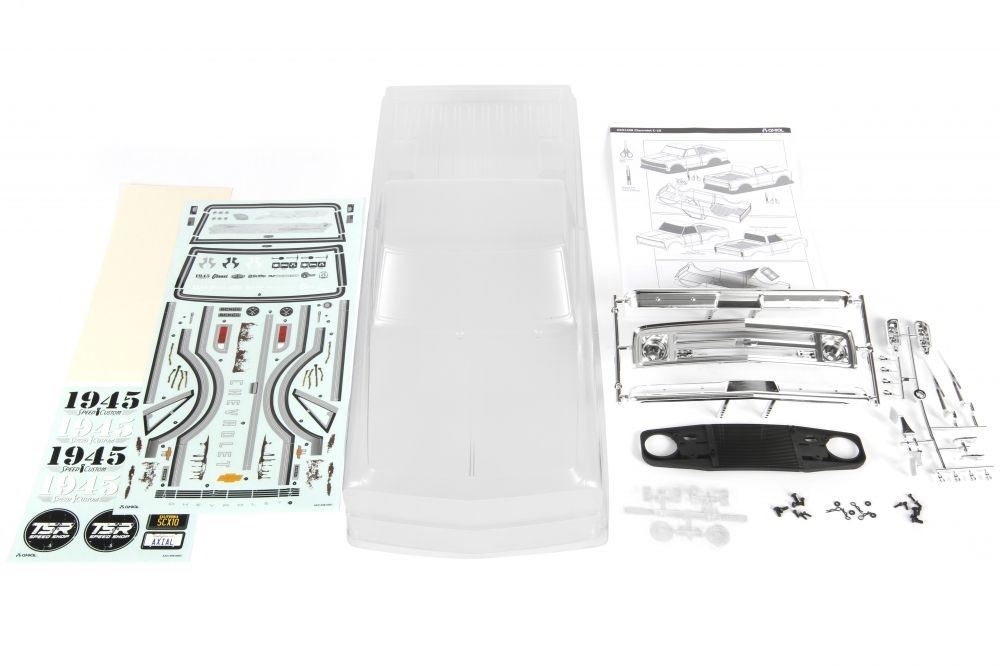 AXIAL 67 Chevy C/10 Body .040 Uncut Clear SCX10